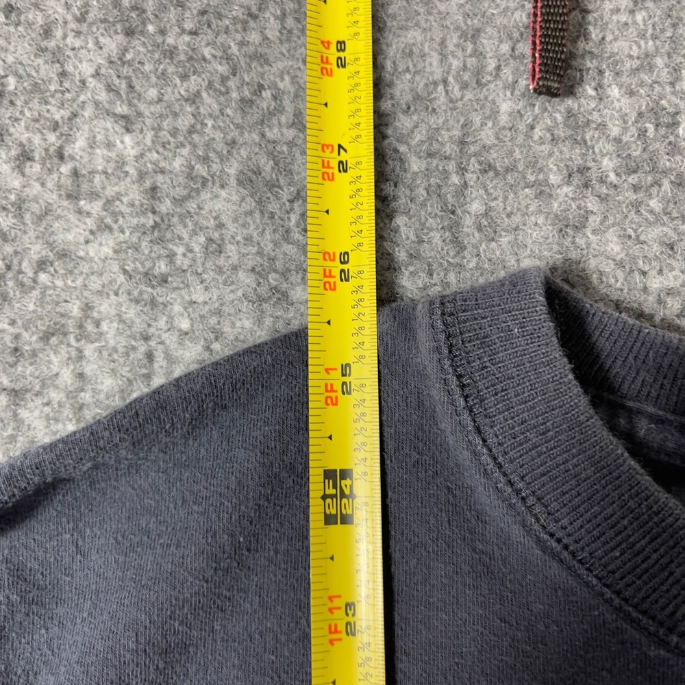 Y2K Abercrombie & Fitch Long Sleeve Shirt Mens Small Blue Muscle Fit Moose Logo - Picture 5 of 6